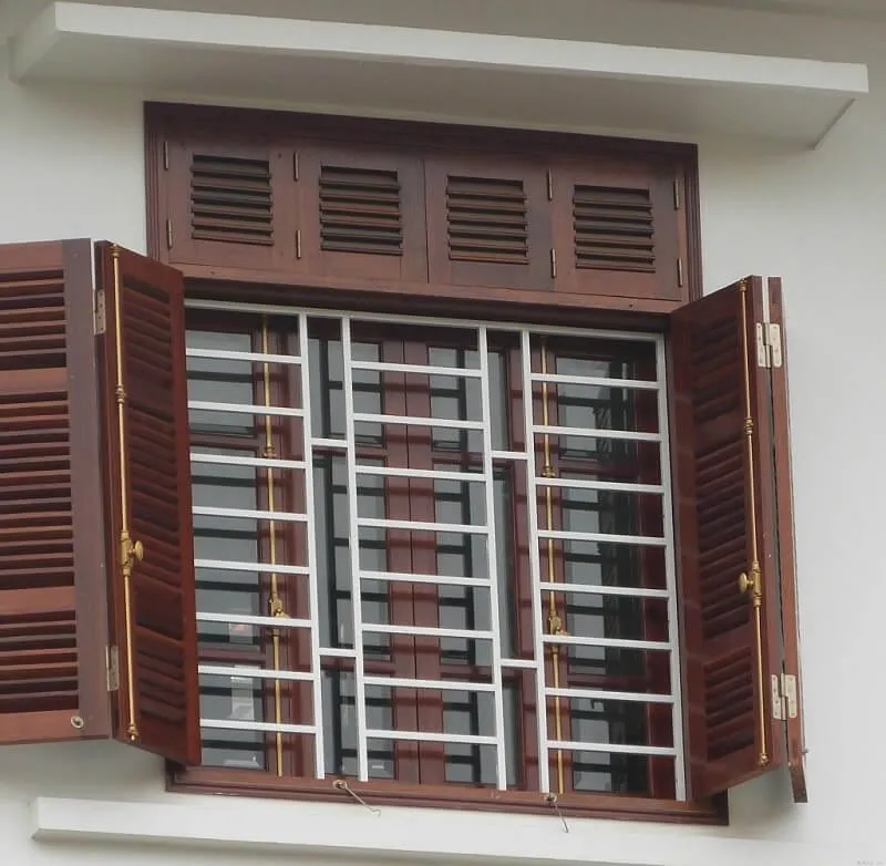 Các mẫu song cửa sổ inox đẹp phổ biến