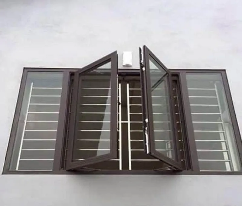 Song cửa sổ inox đơn giản, dễ vệ sinh