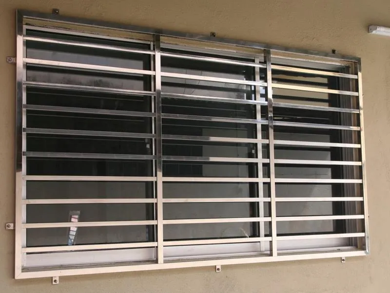 Thiết kế song cửa sổ inox tối giản, hiện đại