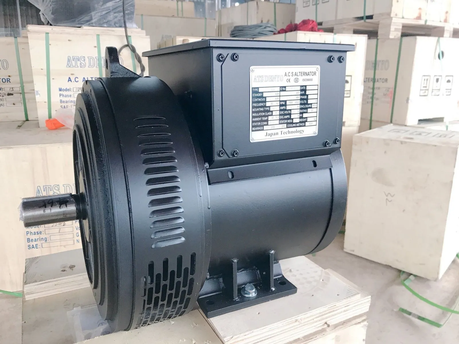 Hình ảnh củ phát điện không chổi than cho gia đình