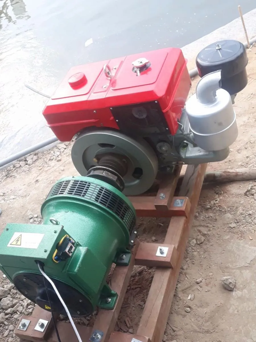 Củ phát điện kết hợp động cơ nổ dùng trong gia đình