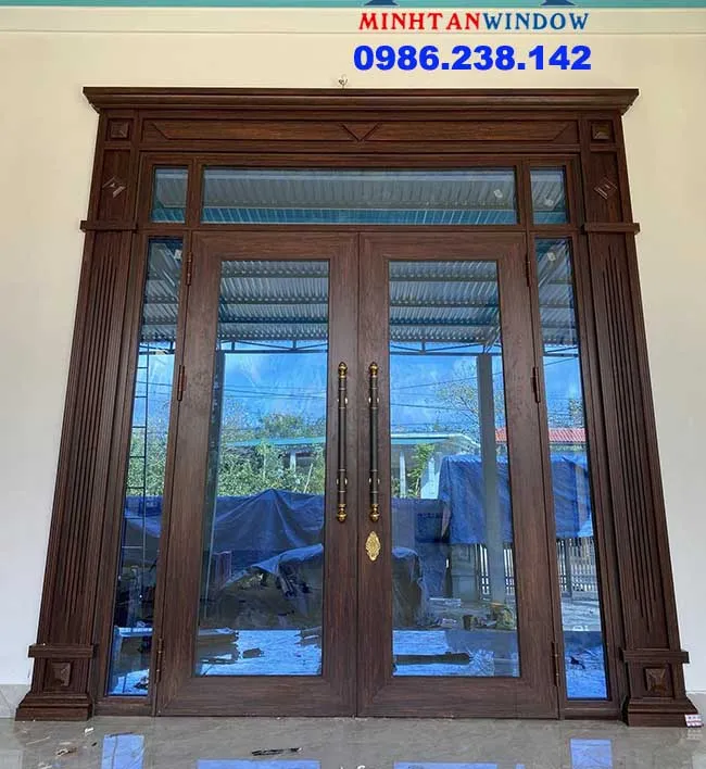 MinhtanWindow đơn vị sản xuất cửa nhôm kính 4 cánh
