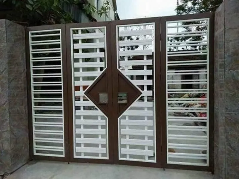 Mẫu cửa cổng gập 4 cánh (12)