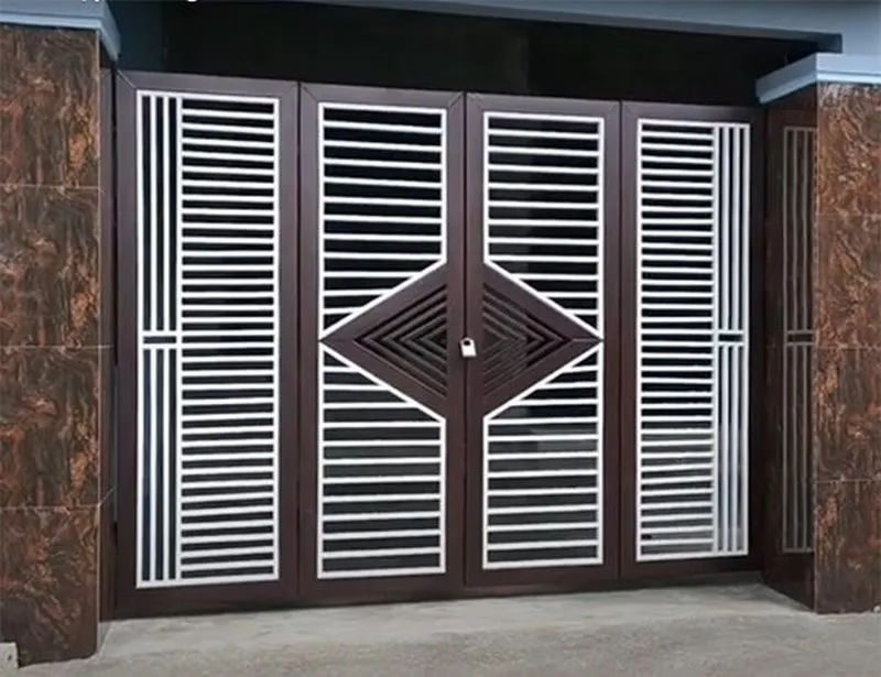 Mẫu cửa cổng gập 4 cánh (13)