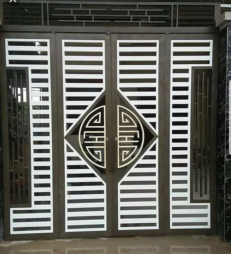 Mẫu cửa cổng gập 4 cánh (15)