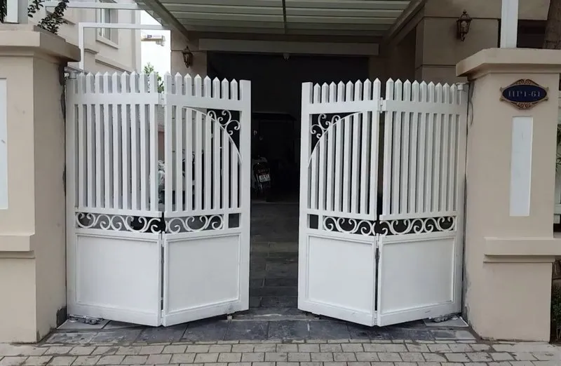 Mẫu cửa cổng gập 4 cánh (19)