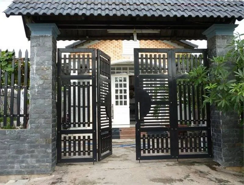 Ưu điểm cửa cổng gập 4 cánh