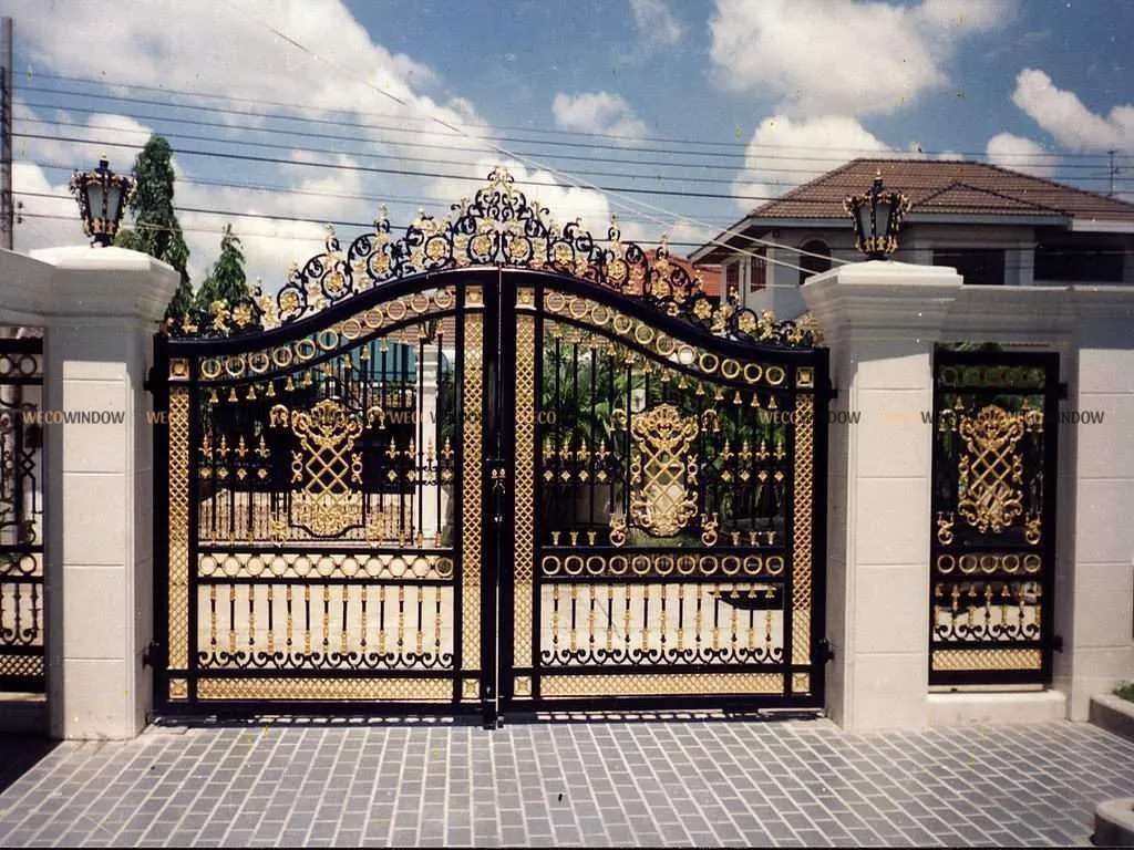 Mẫu cửa sắt nghệ thuật thu hút ánh nhìn.