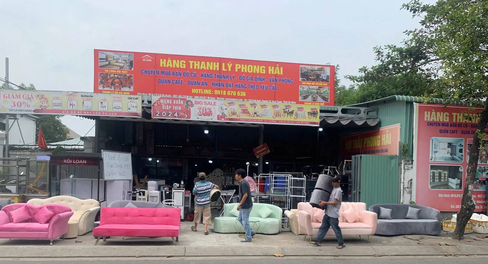 Hình ảnh bên ngoài cửa hàng Thanh Lý Phong Hải