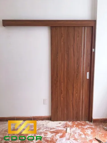 Cửa lùa nhựa composite cho phòng ngủ