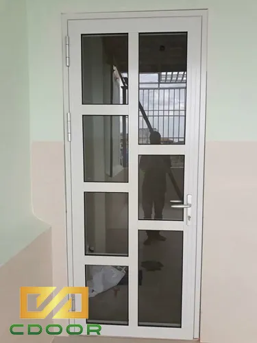 Cấu tạo cơ bản của cửa nhôm 1 cánh chia ô