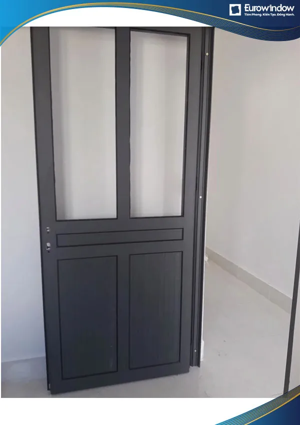 Cá»­a nhÃ´m chia Ã´ káº¿t há»£p pano