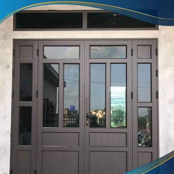 Cá»­a nhÃ´m chia Ã´ dá»c káº¿t há»£p ngang