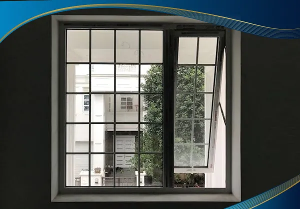 Cửa sổ nhôm 1 cánh đi ô