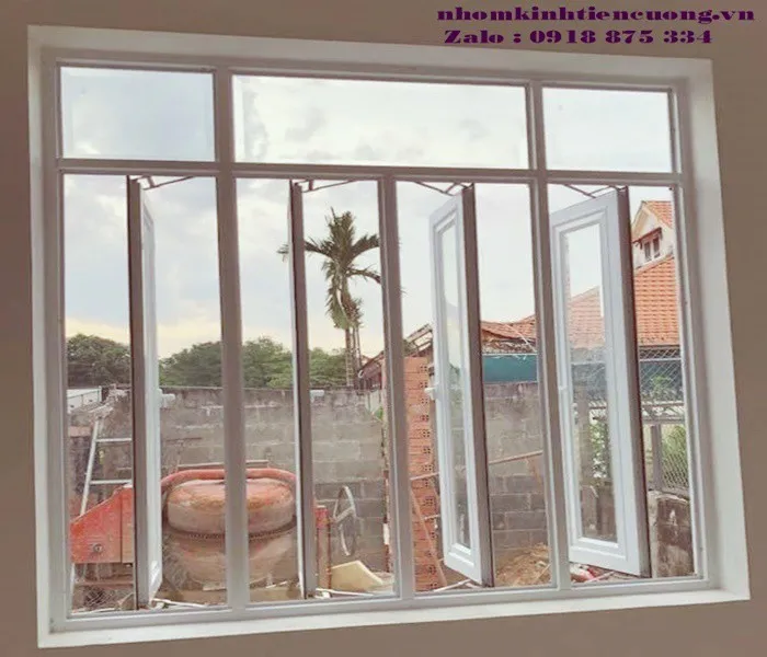 Cửa sổ nhôm kính 34