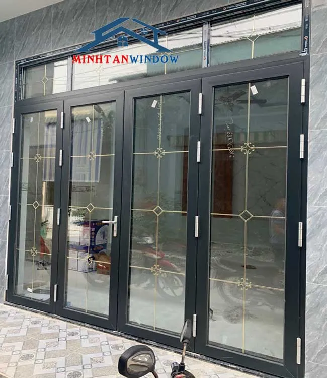 Hình ảnh lắp đặt cửa nhôm kính tại công trình