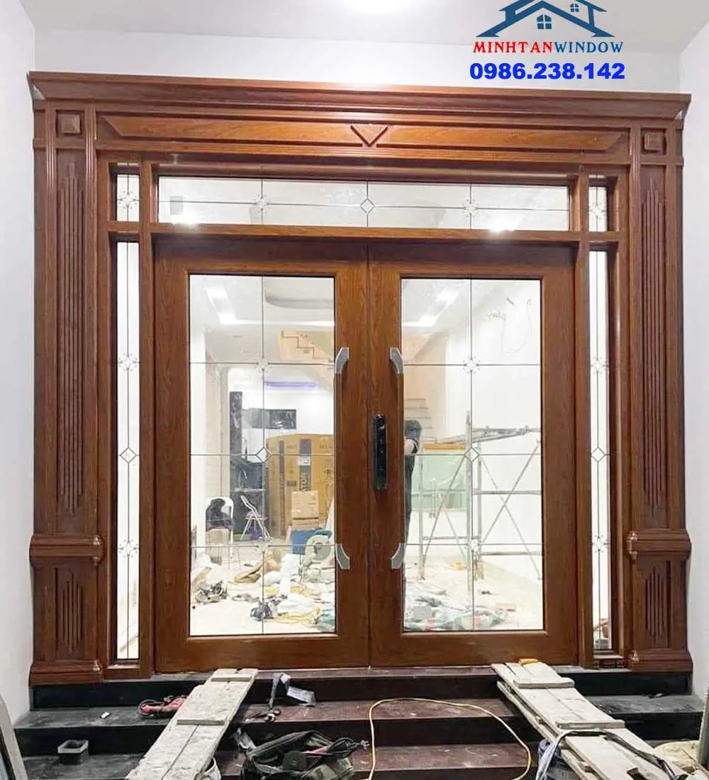 Vẻ đẹp thẩm mỹ của cửa nhôm kính 4 cánh