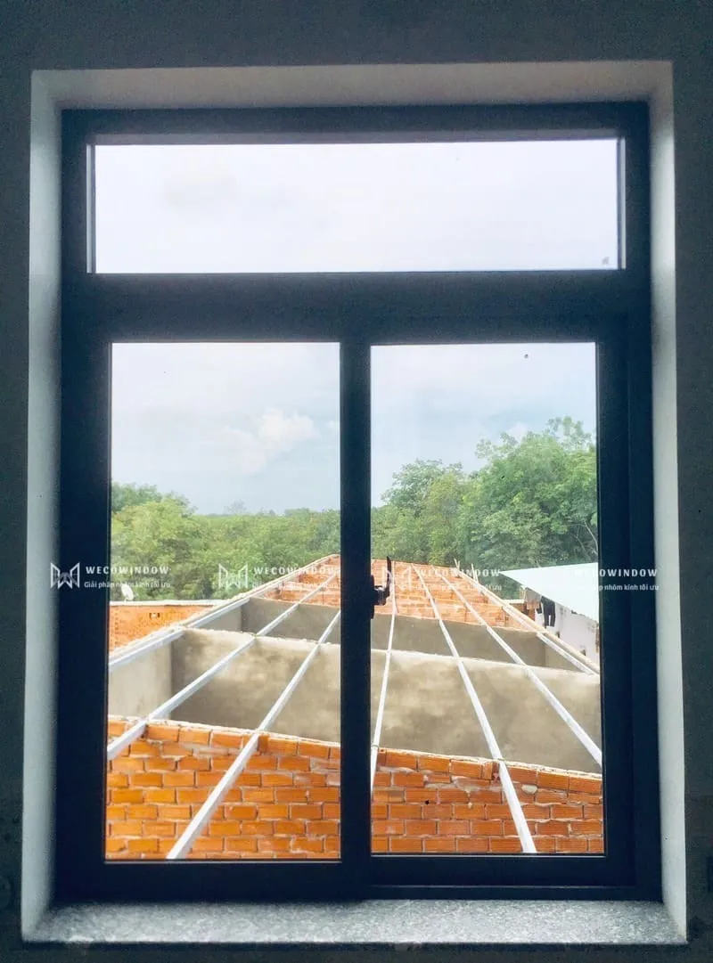Cá»­a sá»• nhÃ´m lÃ¹a 2 cÃ¡nh giÃ¡ ráº». 
