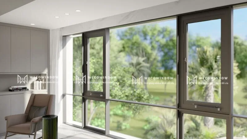 Máº«u cá»­a sá»• nhÃ´m kÃ­nh Ä‘áº¹p, thÃ´ng thoÃ¡ng, 
