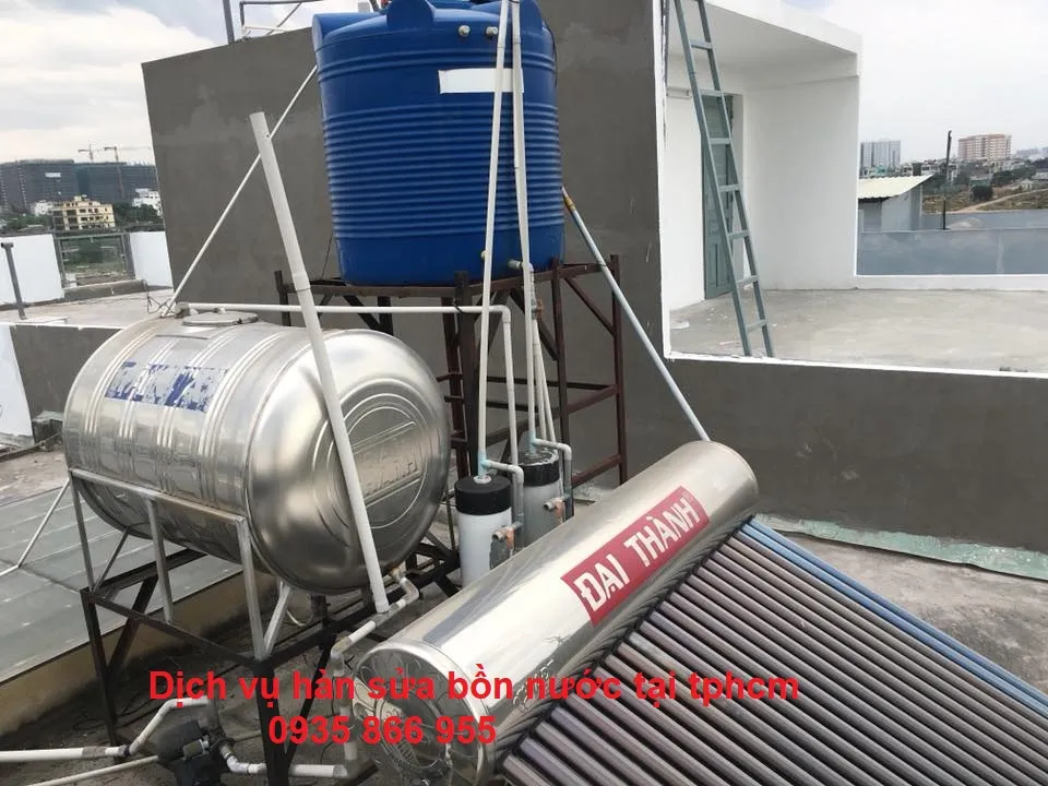 Thợ hàn sửa bồn nước nhựa và inox chuyên nghiệp tại TP.HCM