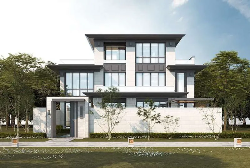 mẫu hàng rào xây tường đẹp