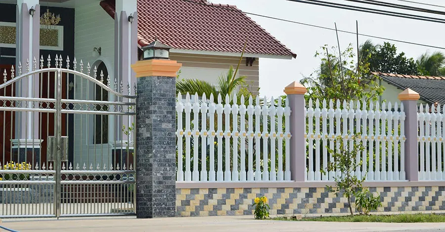 Hàng rào kim loại sơn tĩnh điện