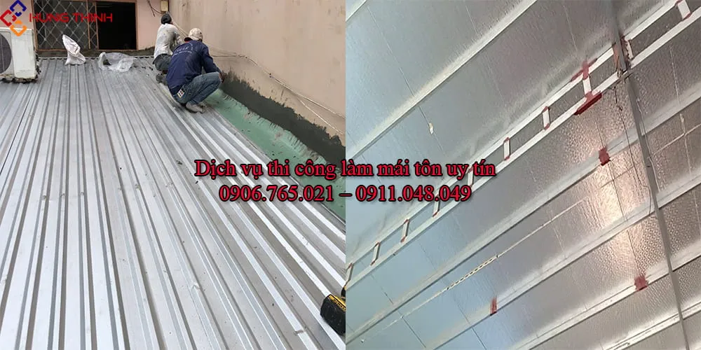 Thi công lợp mái tôn cho các công trình xây dựng khác nhau