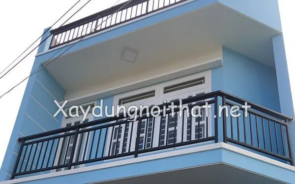 Thiết kế lan can sắt đơn giản cho nhà phố