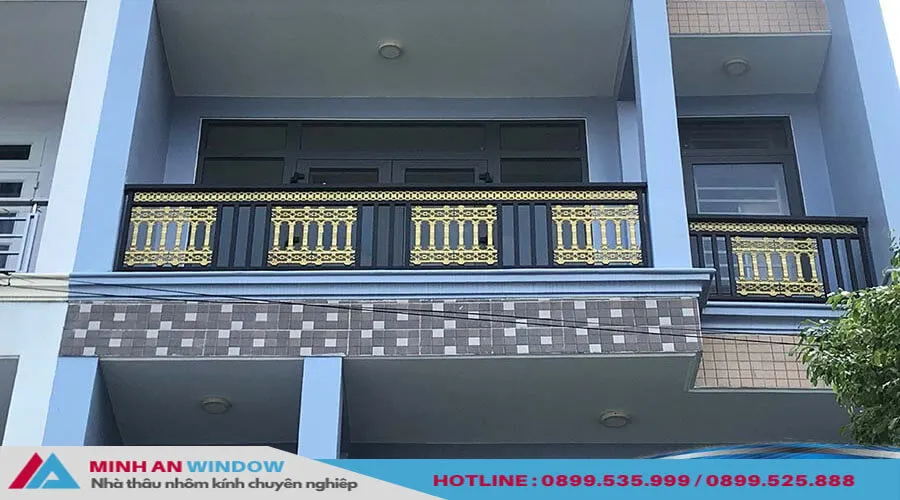 Minh An Window thi công trọn gói lan can sắt sơn tĩnh điện giá tốt