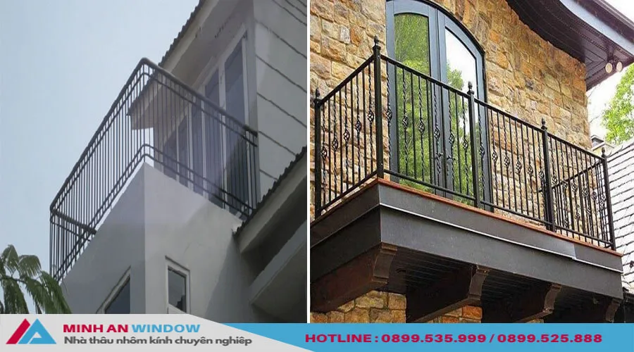 Minh An Window thi công trọn gói lan can sắt sơn tĩnh điện giá tốt