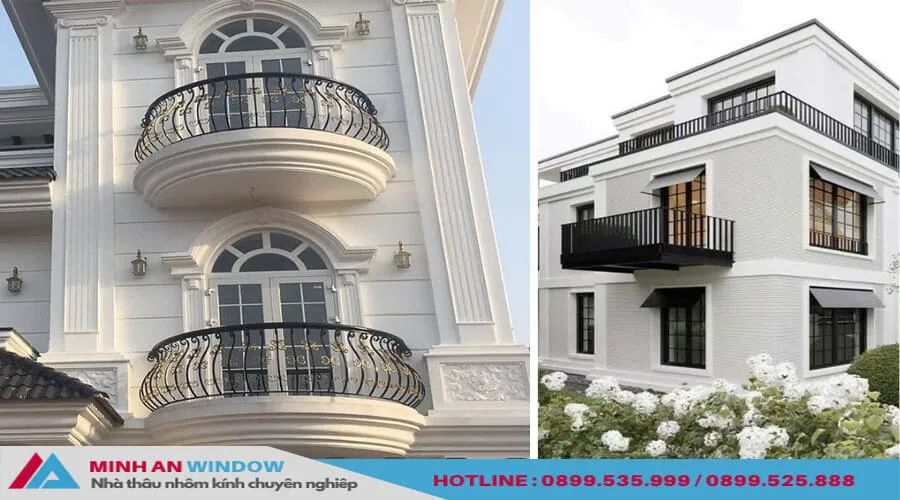 Minh An Window thi công trọn gói lan can sắt sơn tĩnh điện giá tốt