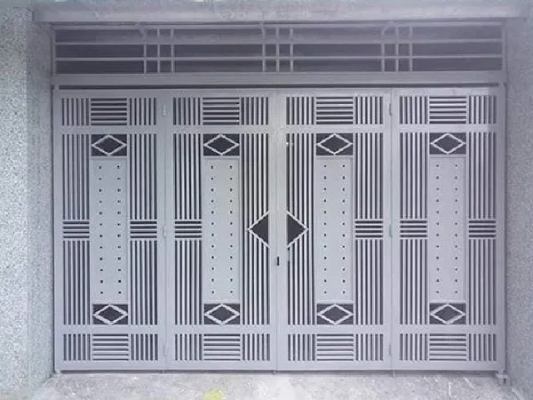 Mẫu cửa cổng inox sơn tĩnh điện