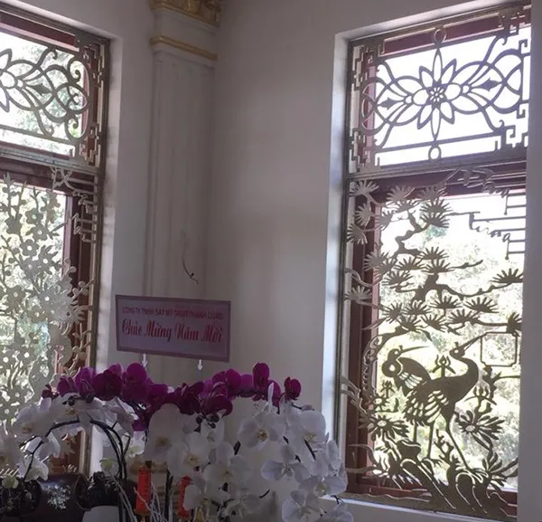 Mẫu song cửa sổ cắt CNC