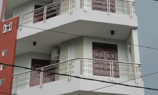 Mẫu lan can ban công inox 304 đang được ưa chuộng