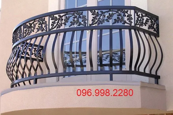 Mẫu lan can ban công sắt nghệ thuật
