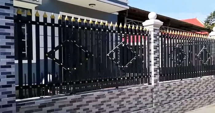 Máº«u tÆ°á»ng rÃ o sáº¯t cá»•ng Ä‘áº¹p cho nhÃ  máº·t Ä‘Æ°á»ng sang trá»ng