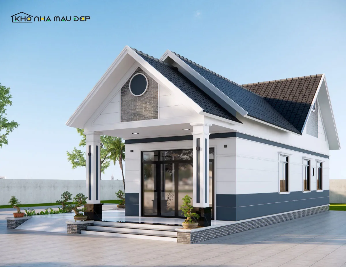 Nhà ống cấp 4 mái tôn 5x20m