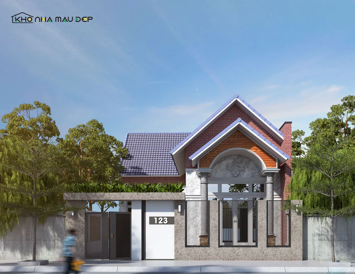 Nhà cấp 4 mái tôn 60m2