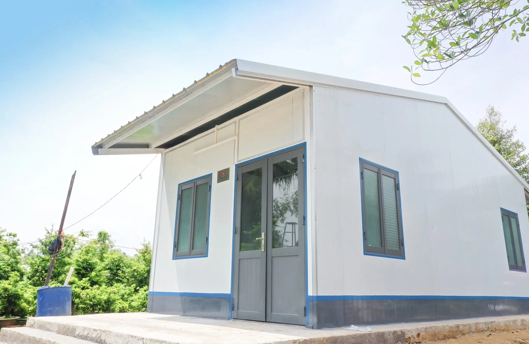 Mẫu nhà cấp 4 mái tôn đơn giản chi phí thấp