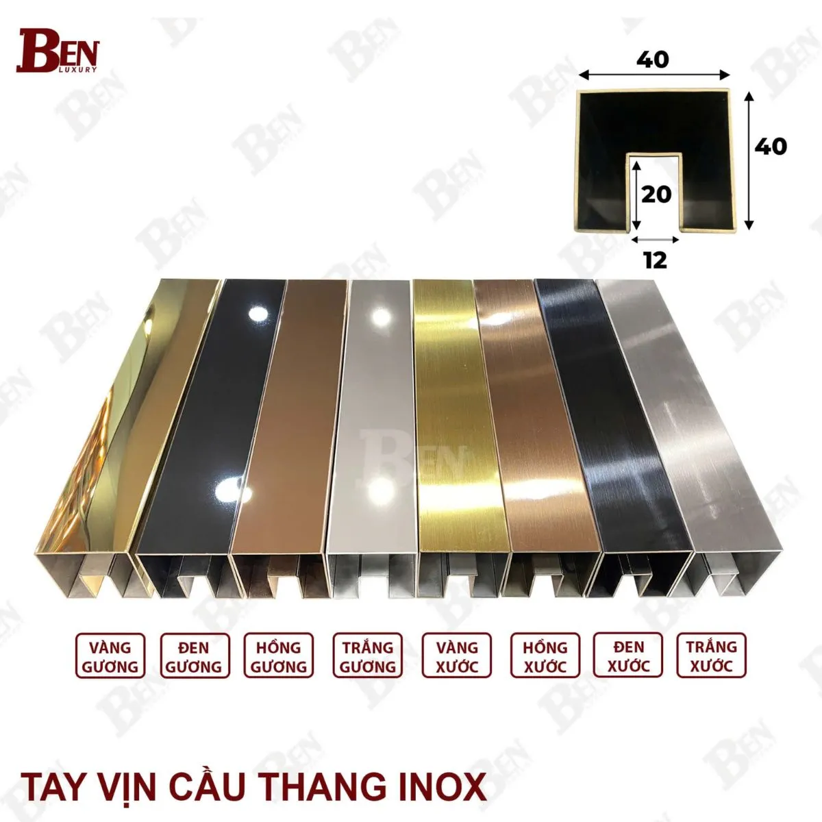 Cận cảnh tay vịn inox vuông kết hợp với kính cường lực