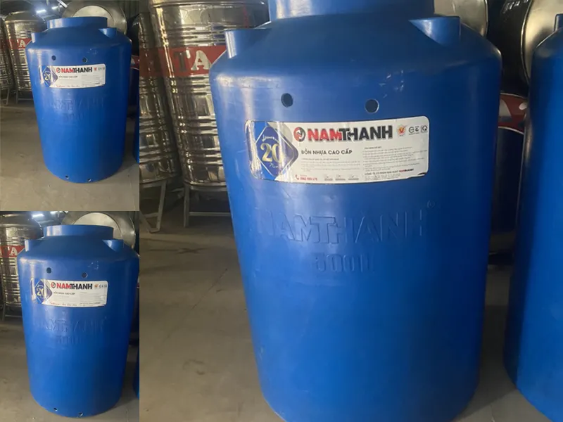 Bồn nước nhựa 500L loại đứng được thanh lý còn mới 99%
