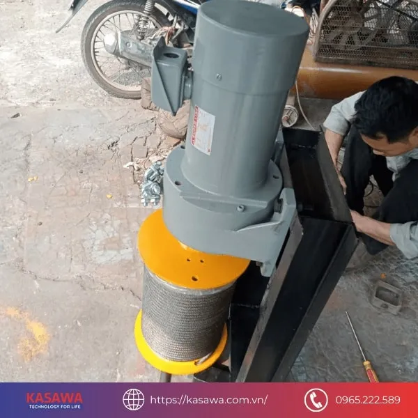 Tời điện chuyên dụng cho tời nâng hàng 500kg