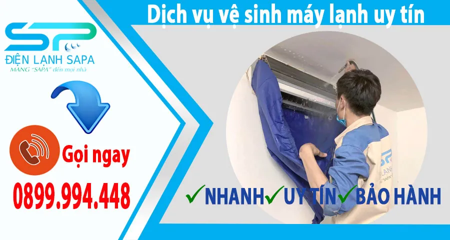 Dịch vụ vệ sinh máy lạnh quận Tân Phú uy tín