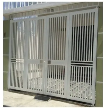 Mẫu cửa cổng sắt làm từ sắt hộp