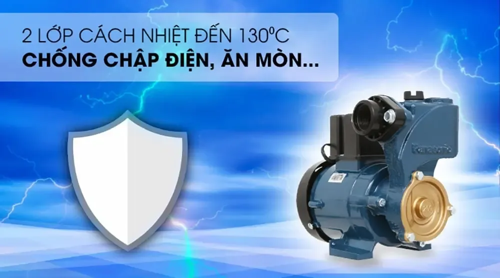 Hình ảnh lớp cách nhiệt của máy bơm Panasonic 200W
