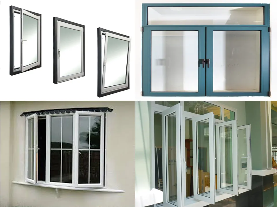 Cửa sổ nhôm kính hiện đại 2