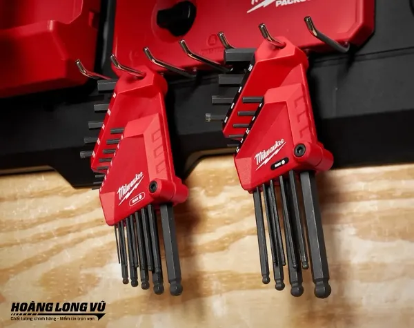 Bá»™ lá»¥c giÃ¡c chá»¯ L 9 máº£nh 48-22-2186 Milwaukee