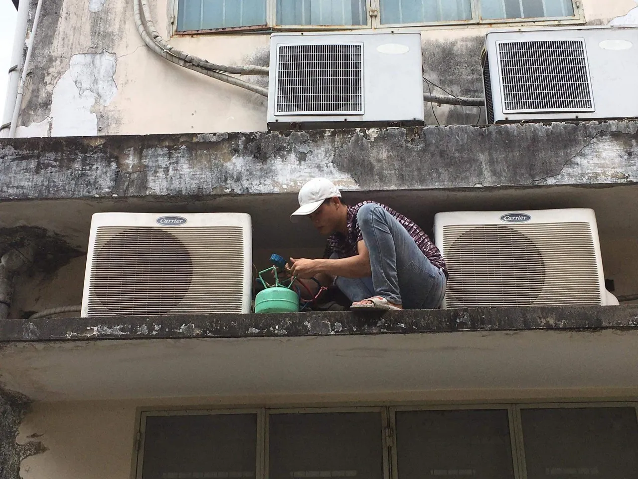 Bơm gas máy lạnh tại TPHCM