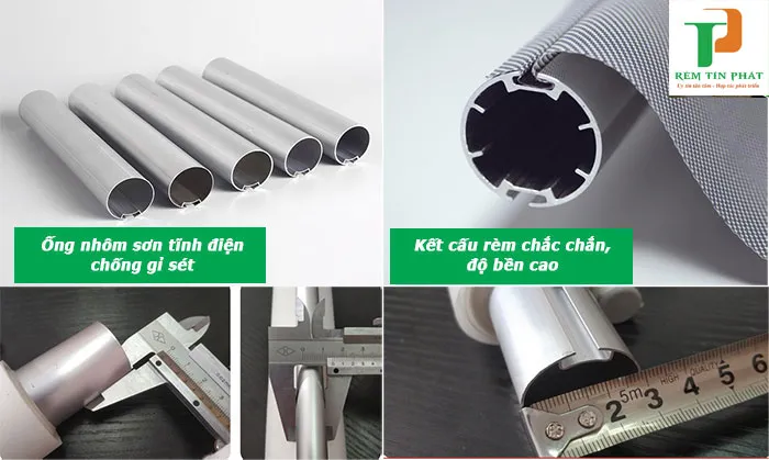 Ống nhóm cuốn rèm được sơn tĩnh điện chống gỉ sét