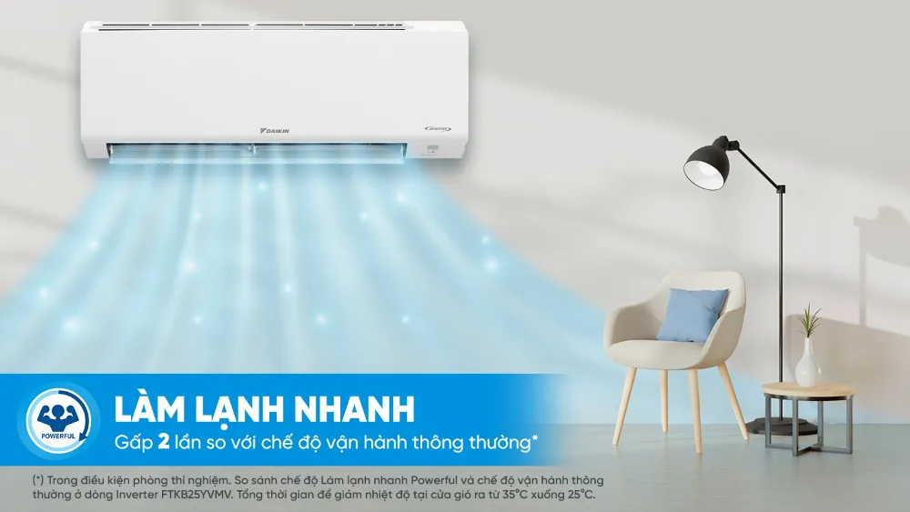 Chế độ làm lạnh nhanh Powerful